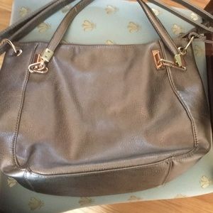 Brindle (brown-copper) colored Latique handbag